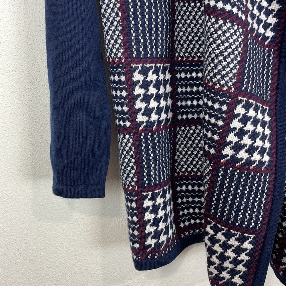 Talbots Open Front Merino Wool Cardigan - Picture 4 of 10